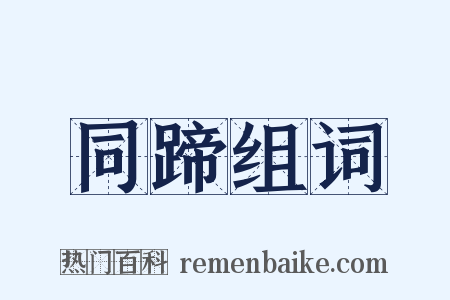 同蹄组词是什么意思的图片